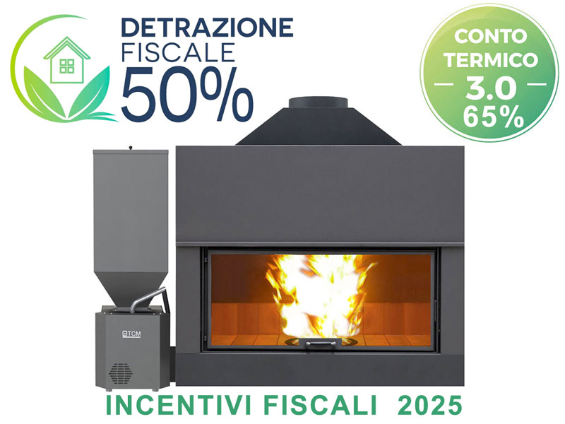 Come Risparmiare Sostituendo il vecchio sistema di riscaldamento con un Termocamino Combinato - Camini & Camini TCM Delia